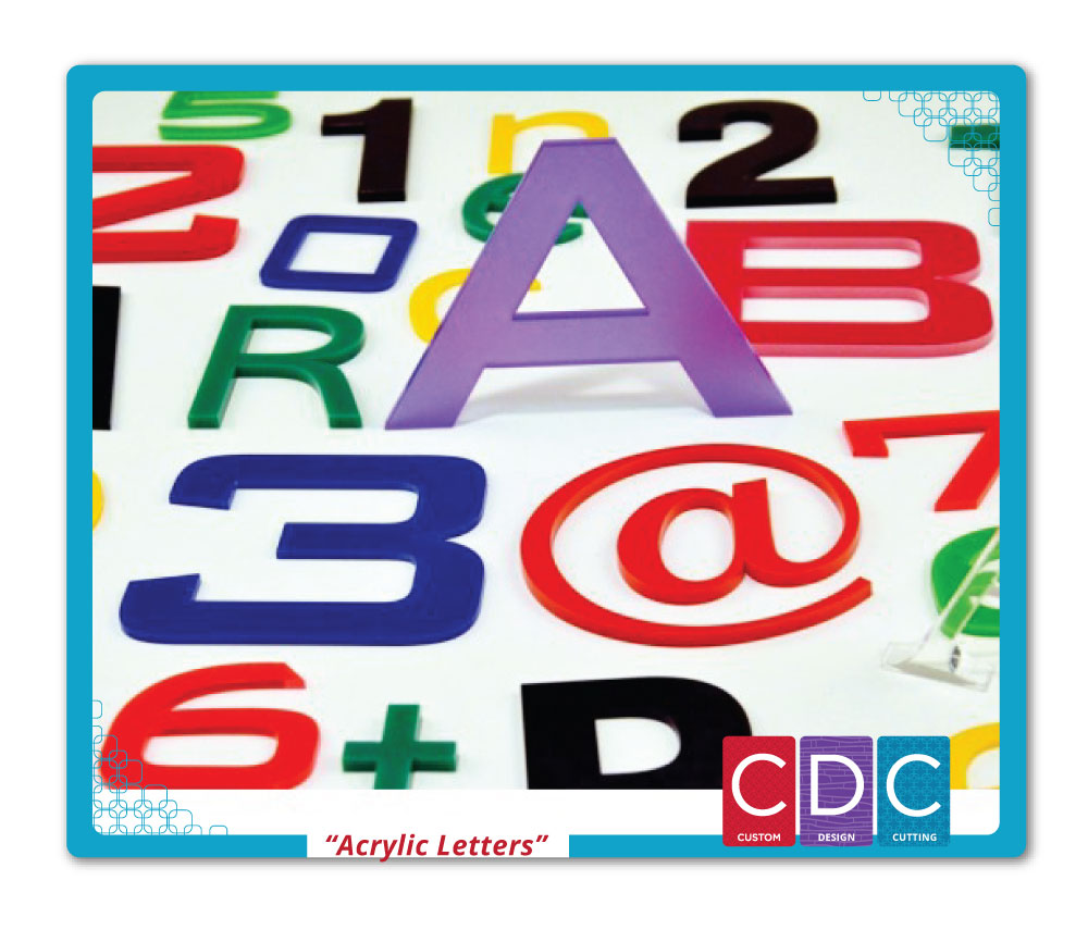 Acrylic 3mm Letter - 3mm Acrylic Letters | Acrylic Sheet Sales