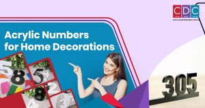 Acrylic Numbers for Home Decorations