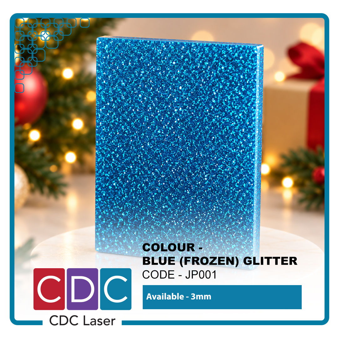 xmas decor- blue frozen